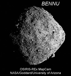 OSIRIS-REx MapCam image of Bennu.