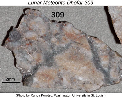 Lunar meteorite Dhofar 309.