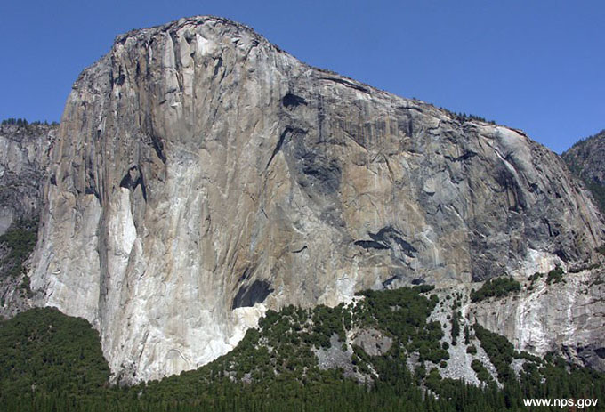 Photo of El Capitan in Yosemite National park, California.