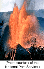 Pyroclastic eruption at Kilauea