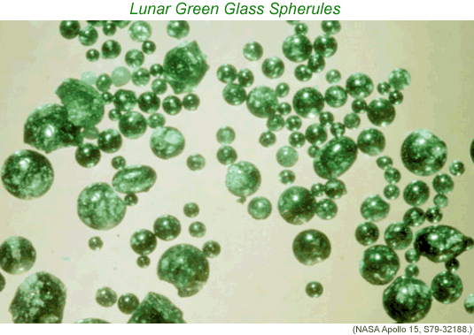 lunar green glass