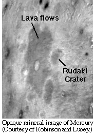 Rudaki Crater area opaque mineral image