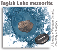 
Tagish Lake specimen in the ice