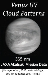 Venus UV cloud patterns. Data from JAXA Akatsuki Mission.