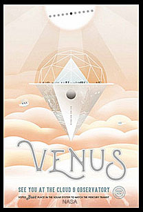Venus travel poster.