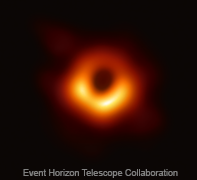 Event Horizon Telescope Collaboration image released April 2019 of black hole of galaxy M87.