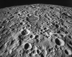 What are the lunar highlands?