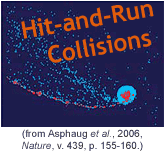 Illustration of hit-and-run collision